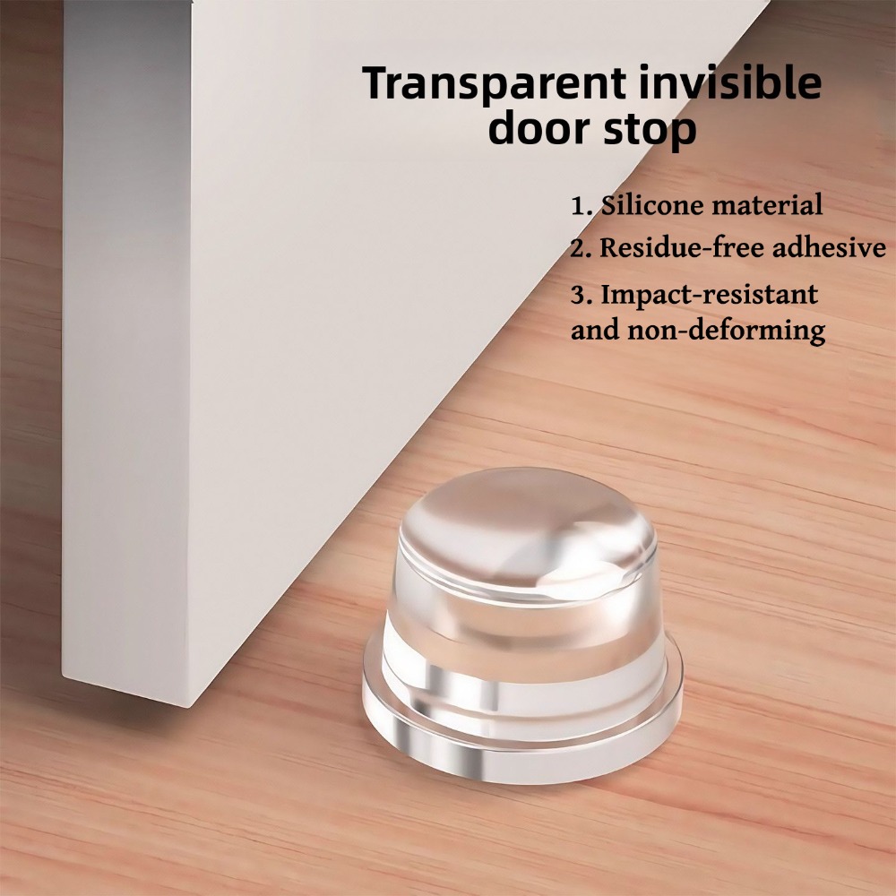 Furniture Hardware Manufacturer - Siliconen deurstopper muurbeschermer slaapkamerdeurgreep bumper zelfklevend