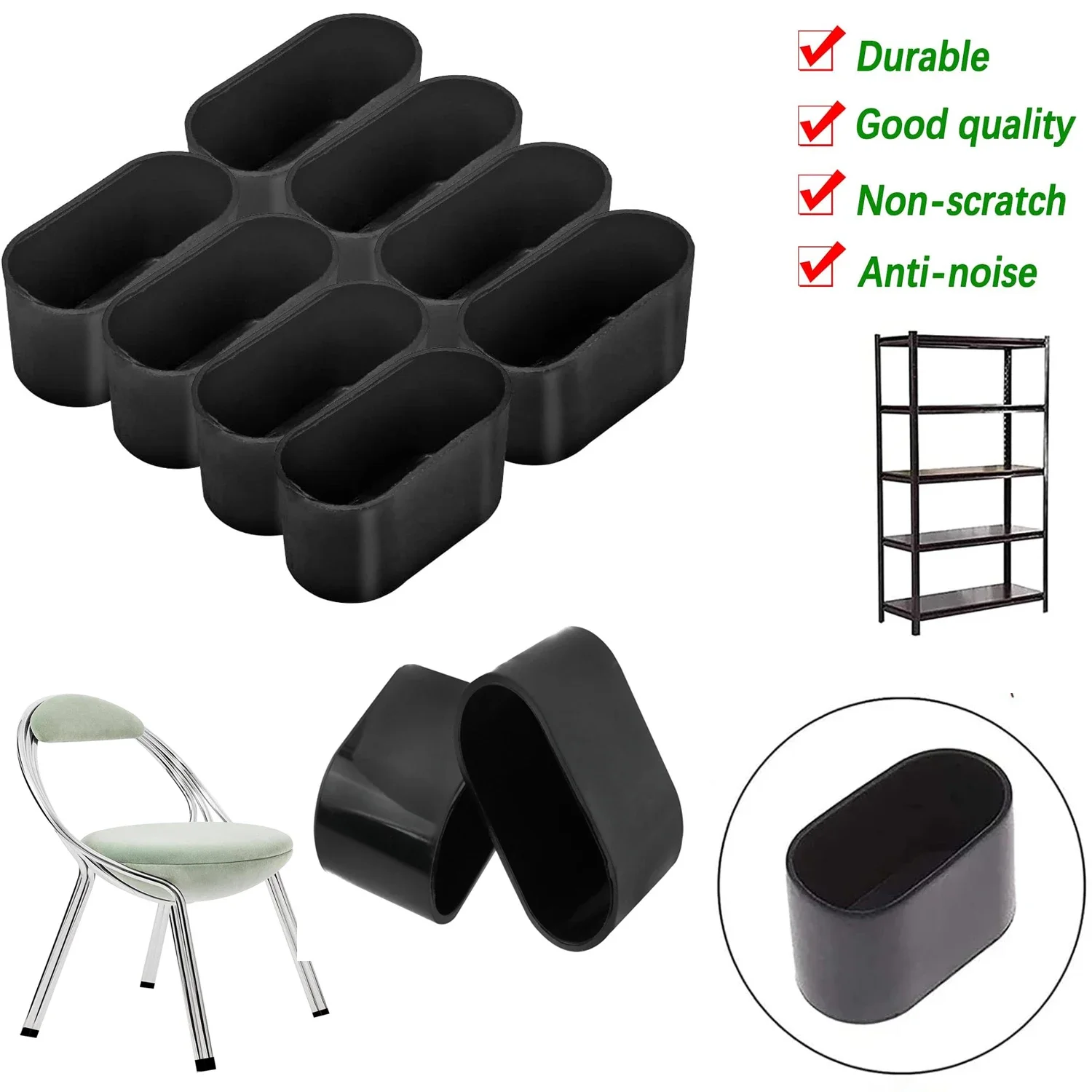 4-32 stuks siliconen ovale sto - Furniture Hardware Brackets recensie en prijs