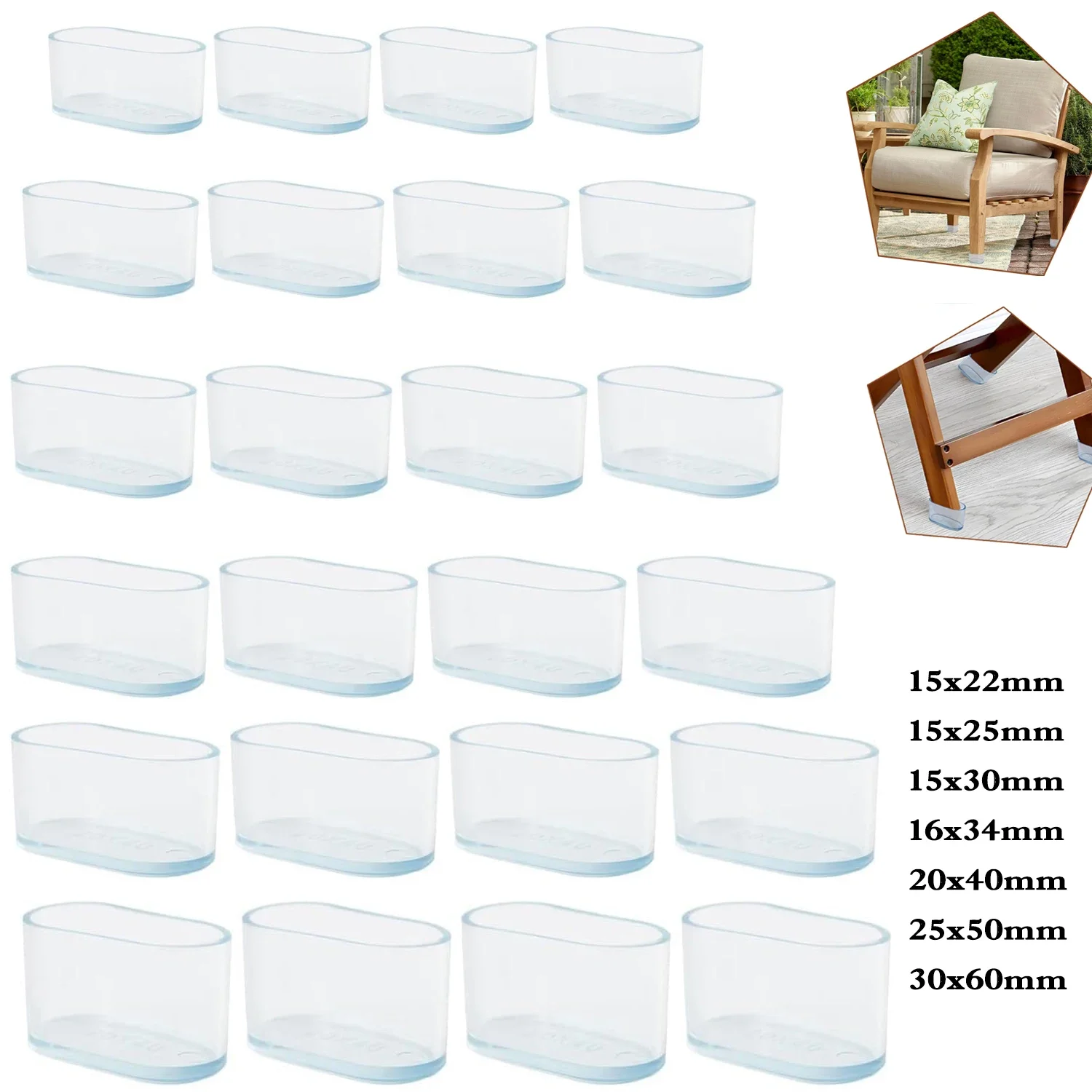 4-32 stuks siliconen ovale sto - Furniture Hardware Brackets recensie en prijs