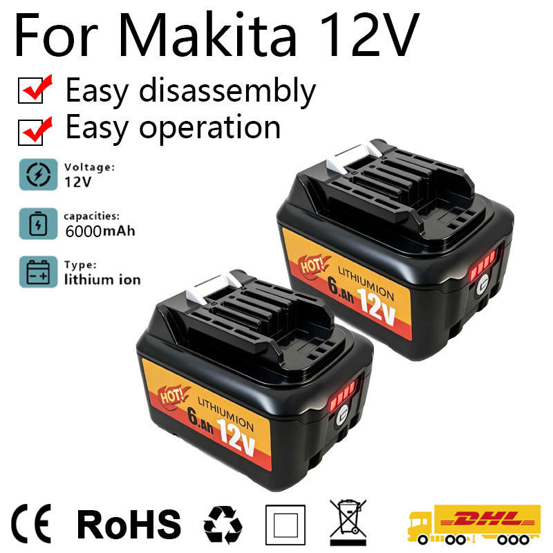 10.8V 12V 6A Oplaadbare Vervan - Makita Drill Hp1640 recensie en prijs